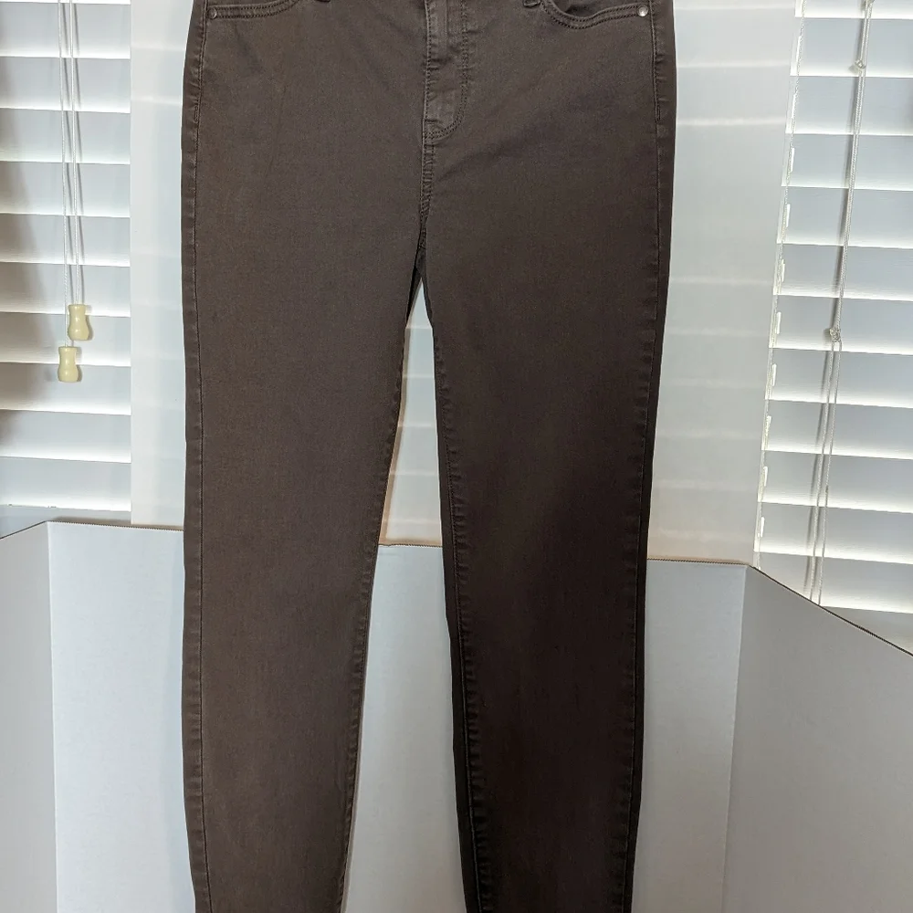 Buffalo David Britton Hanna high rise brown jeans sz 6/28 - Picture 7 of 7